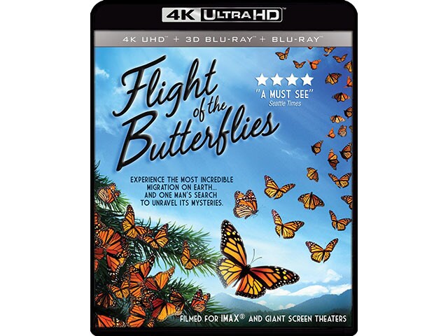 Flight of the Butterflies 4K UHD Blu ray