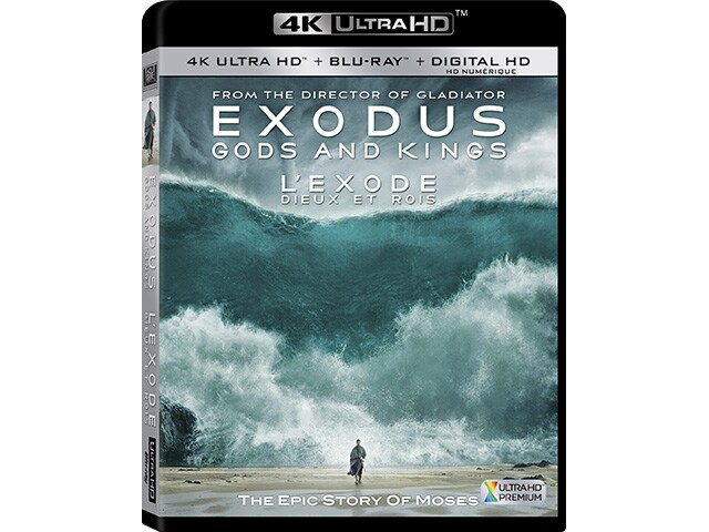 Exodus Gods and Kings 4K UHD Blu ray