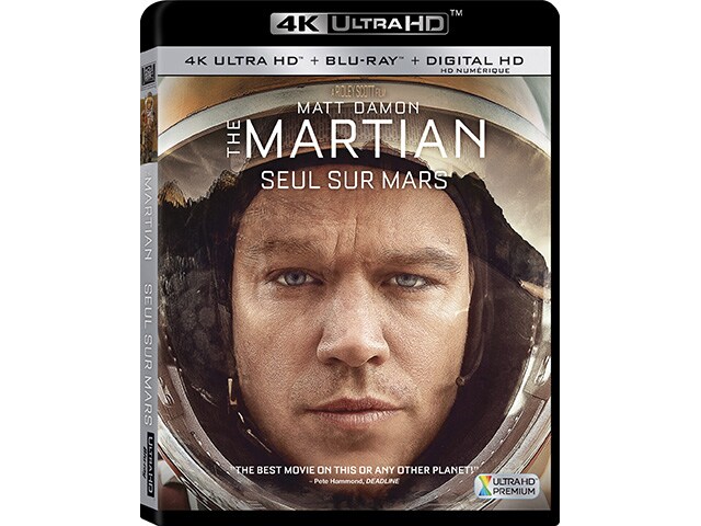 The Martian 4K UHD Blu ray