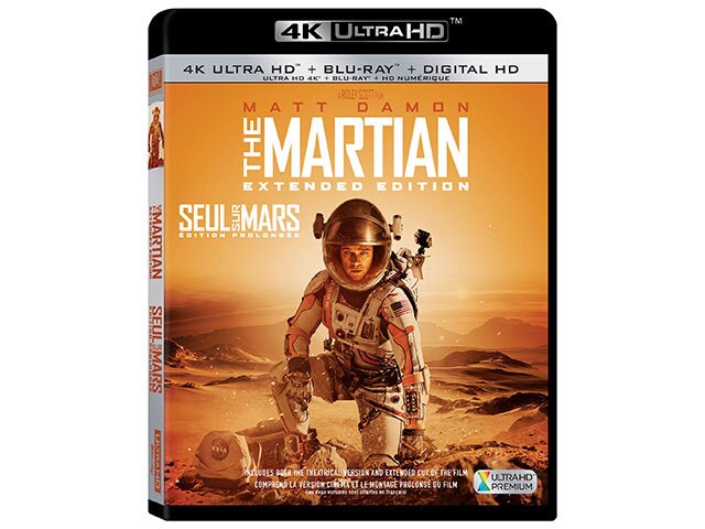 The Martian Extended Edition 4K UHD Blu ray