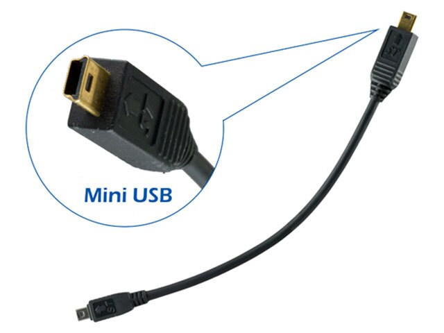 SmoothTalker LJUSB2 0.19m 7.5â€� Mini USB Charging Dongles for Universal Charging Cradles Black