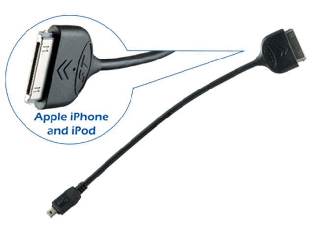 SmoothTalker LJUSB3 0.19m 7.5â€� Apple 32 Pin Charging Dongles for Universal Charging Cradles Black