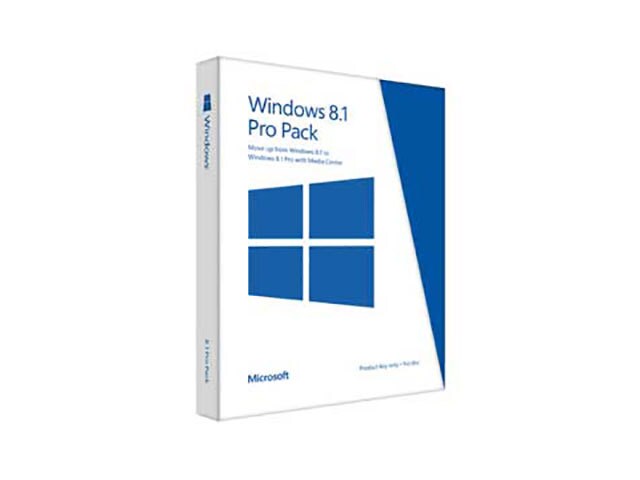 Microsoft Windows 8.1 Pro Pack 32 bit 64 bit Software English
