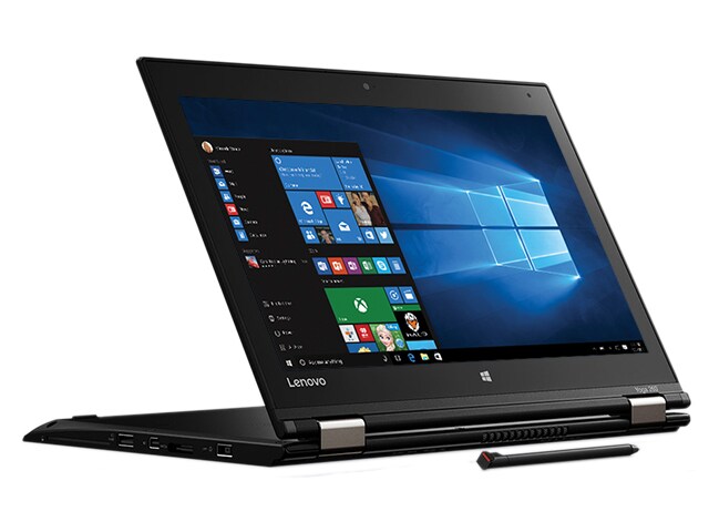 Lenovo ThinkPad Yoga 260 12.5â€� Laptop with IntelÂ® i5 6300U 256GB SSD 8GB RAM Windows 10 64 Bit Black French