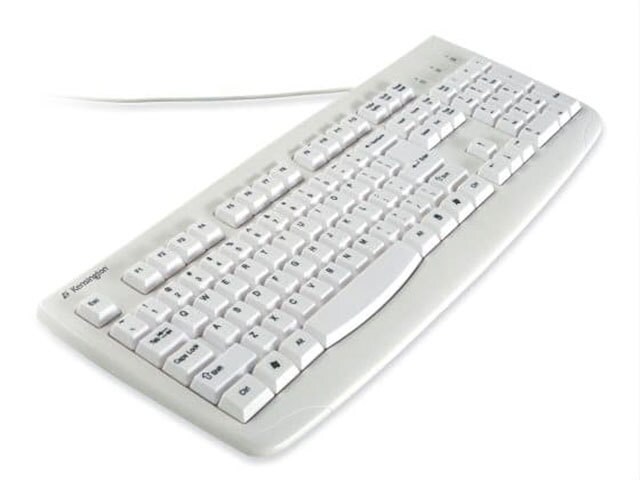 Kensington Washable Antimicrobial Keyboard White
