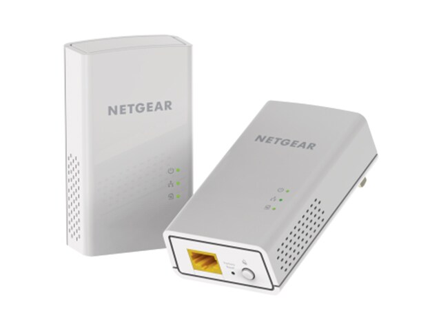 NETGEAR PLP1200 Gigabit Powerline Adapter with Extra Outlet