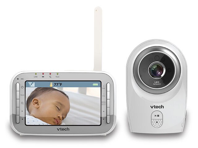 VTech VM341 Safe Sound Wired Day Night Video and Audio Baby Monitor