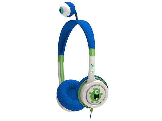 iFrogz Little Rockerz On Ear Headphones Blue Monster