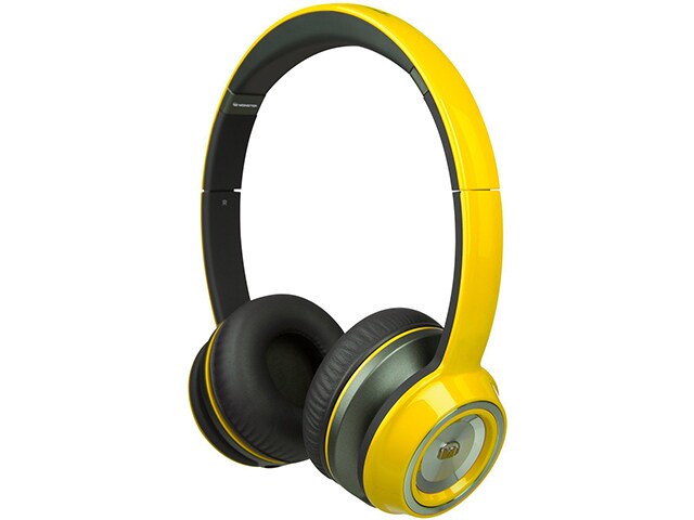 Monster NTune On Ear Headphones Yellow