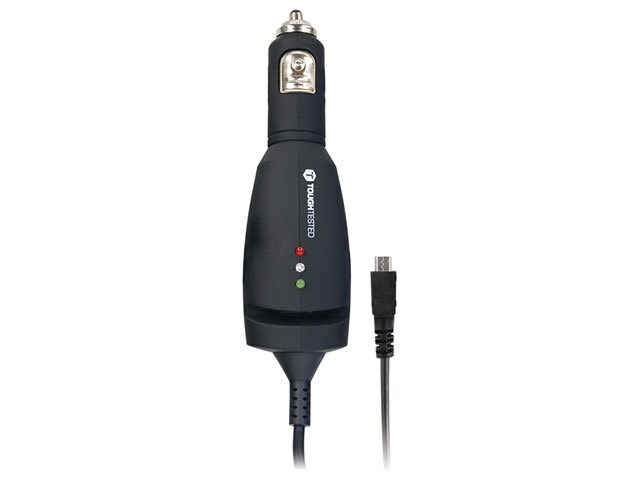 Tough Tested Pro Car Charger with 3.6m 12â€™ Micro USB Black