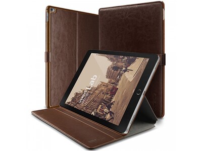 Étui à couvercle Dandy de VRS Design pour iPad Pro 12,9 po - brun