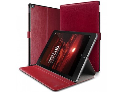  Étui à couvercle Dandy de VRS Design pour iPad Pro 12,9 po - rouge