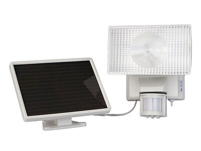 Maxsa Solar Powered Motion-Activated Outdoor Security Floodlight