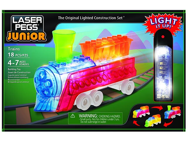 Laser Pegs Zippy Doâ€™s 3 in 1 Junior Train Building Set