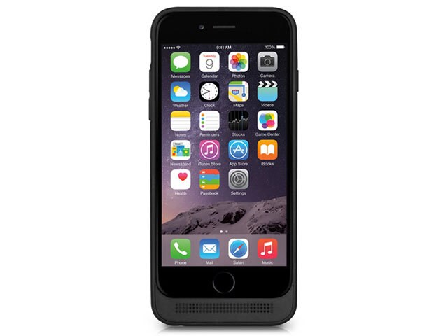 Macally MPCP6M30 Battery Case for iPhone 6 6s Black