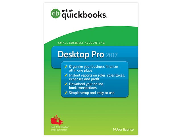 Intuit QuickBooksÂ® Desktop Pro 2017 English