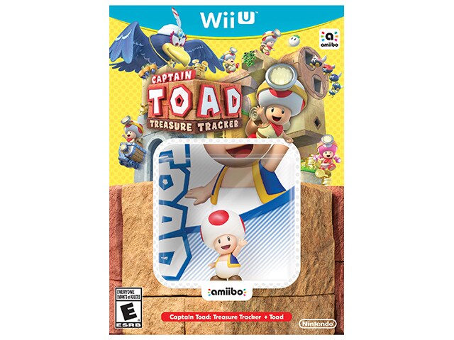 Captain Toad Treasure Tracker for Wii U with Super Mario Series Toad Amiibo