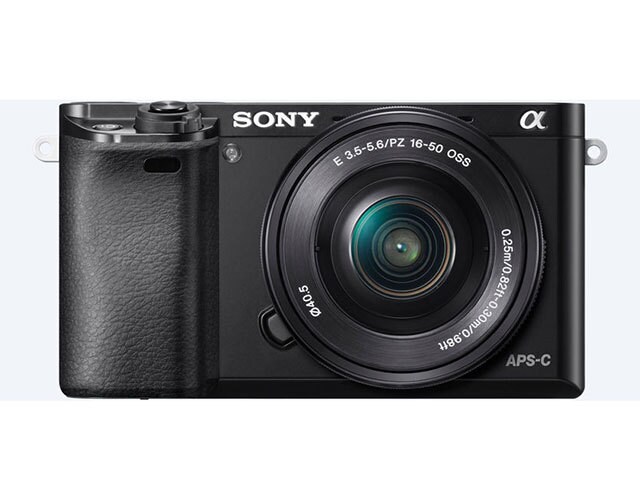 Sony a6000 24.3MP Mirrorless DSLR Camera with SELP1650 16 50MM f 3.5 5.6 OSS Lens Black