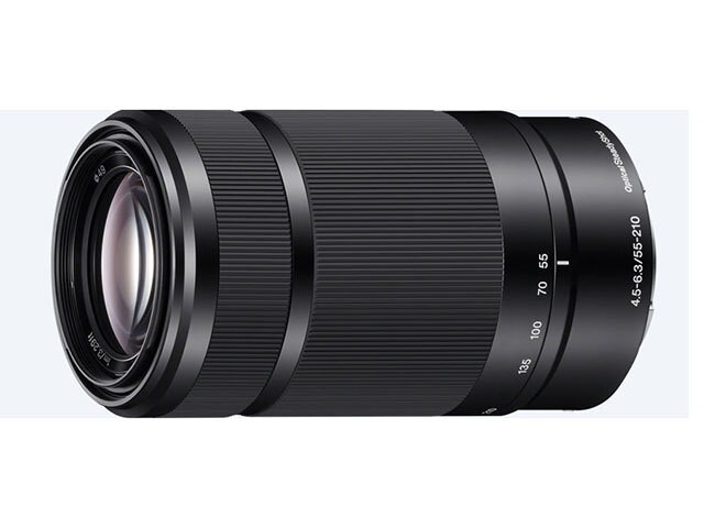 Sony E 55â€“210mm f 4.5 6.3 OSS E Mount Telephoto Lens Black