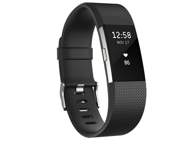 Fitbit Charge 2 Wireless Heart Rate Activity Tracker Small Black
