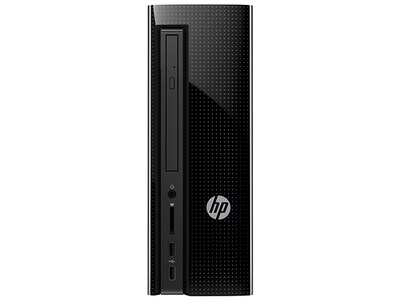 HP Slimline 260-a039 Desktop with Intel® J3710, 1TB HDD, 4GB RAM & Windows 10 - Black