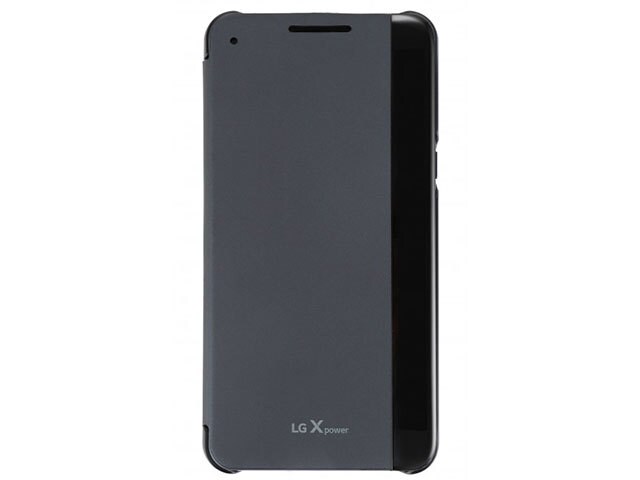 LG Quick Cover View Case for LG X power Black