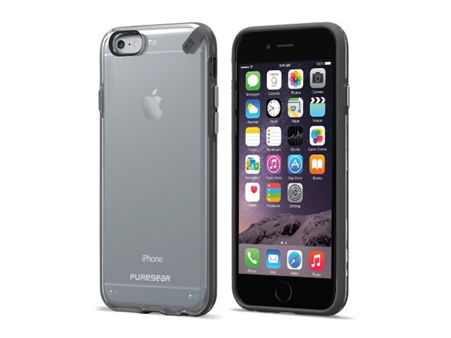 PureGear iPhone 7 Slim Shell Case Black Clear