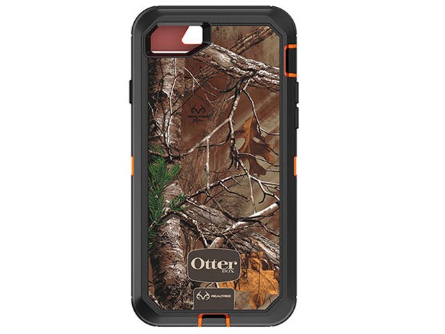 OtterBox iPhone 7 Defender Case Realtree Xtra Camo Orange