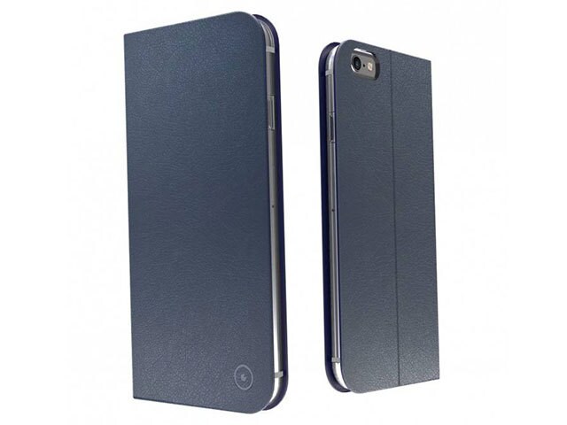 Muvit iPhone 7 Leather Folio Fit Case Grey