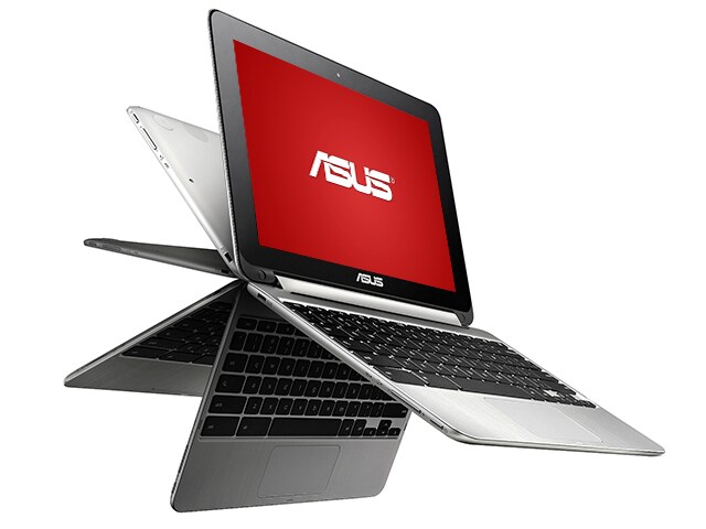 ASUS C100PA DB02 10.1â€� Touch Chromebook Flip with Rockchip RK3288 16GB SSD 4GB RAM Chrome OS Silver