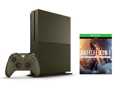 Xbox One S 1TB Battlefield 1 Special Edition Bundle