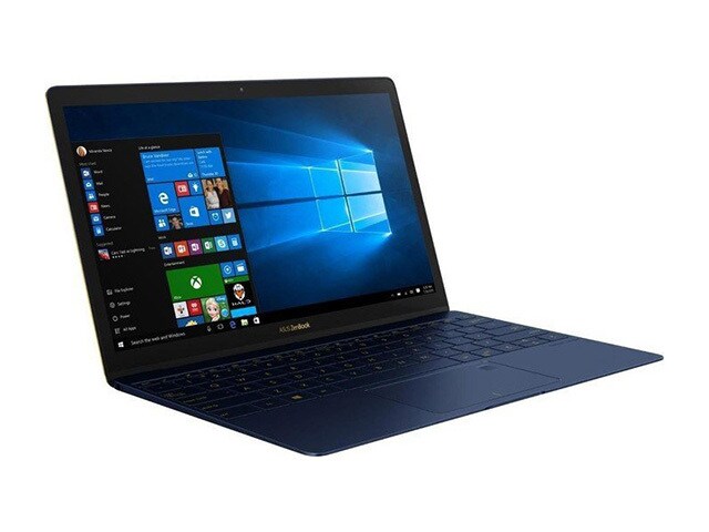 ASUS Zenbook 3 UX390UA XH74 BL 12.5â€� Ultrabook with IntelÂ® i7 7500U 512GB SSD 4GB RAM Windows 10 Pro Royal Blue