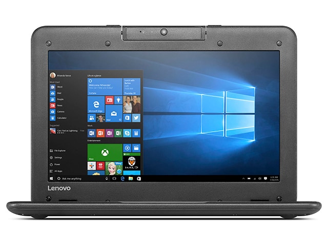 Lenovo N22 11.6â€� Laptop with IntelÂ® N3050 32GB eMMC 4GB RAM Windows 10 Black