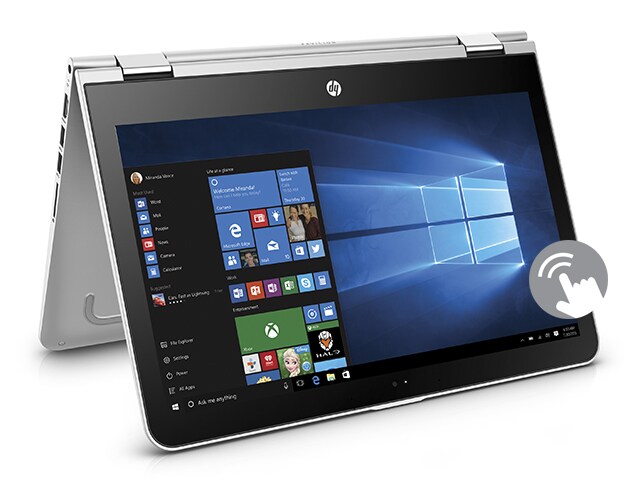 HP Pavilion x360 13 u100ca 13.3â€� Convertible Laptop with IntelÂ® N3710 500GB HDD 8GB RAM Windows 10 Silver