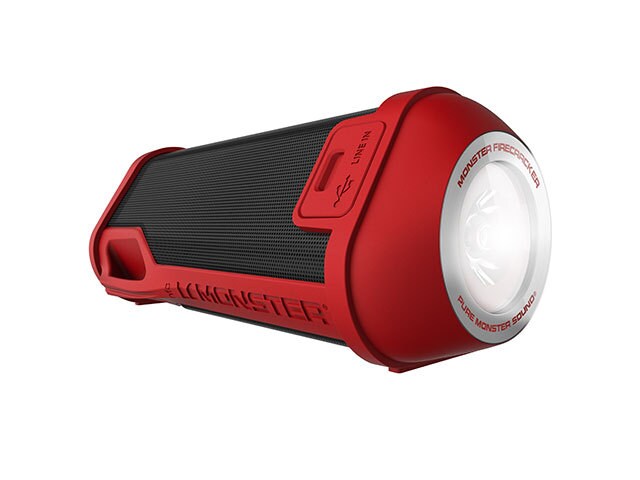 Monster Superstar Firecracker BluetoothÂ® Portable Speaker Red