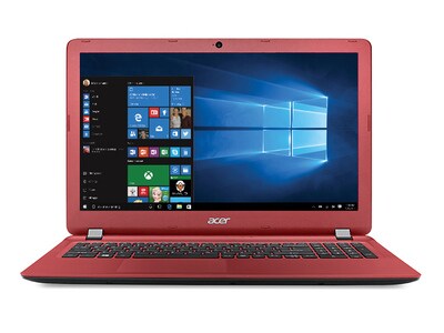Portable Aspire ES1-523-68NA d'Acer 15,6 po avec AMD A6-7310, DD 1 To, MEV 4 Go et Windows 10 - rouge - Boîte ouverte