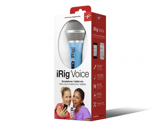 IK Multimedia iRig Voice Microphone - Blue