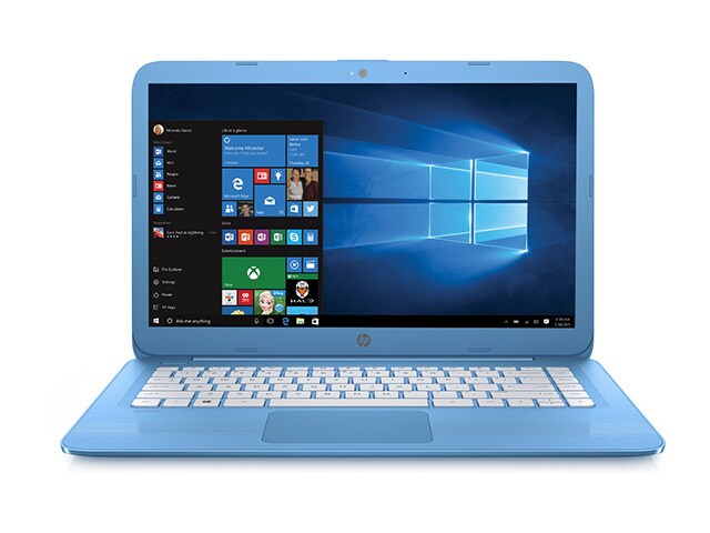 HP Stream 14â€�Laptop with IntelÂ® N3060 32GB SSD 4GB RAM Windows 10 Aqua Blue