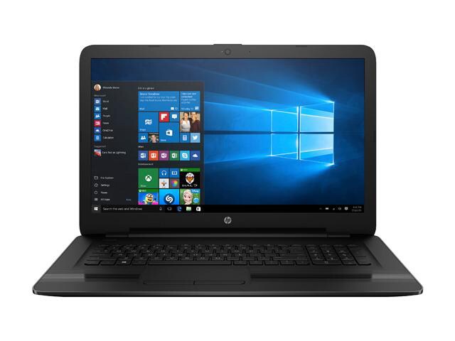HP Notebook Y020CA 17.3â€� Laptop with AMD Quad Core A10 9600P 1TB HDD 8GB RAM Windows 10 Black