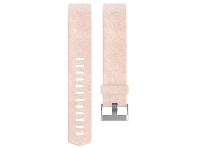 Fitbit Accessory Leather Band for Charge 2â„¢ Large Blush Pink