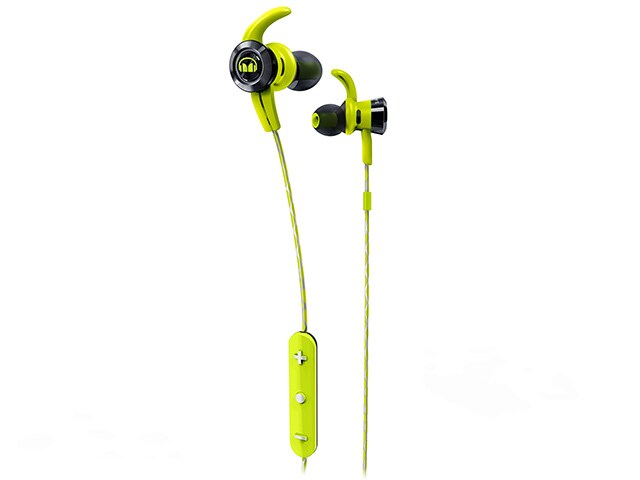 Monster iSport Victory v2 BluetoothÂ® Wireless In Ear Headphones with In Line Controls Green