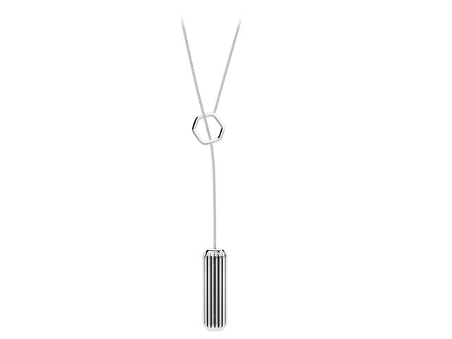 Fitbit Accessory Pendant Lariat Necklace for Flex 2â„¢ Silver