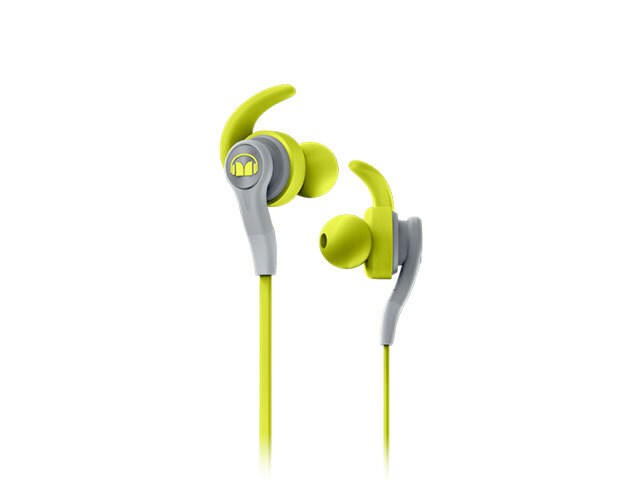 Monster iSport Compete Earbuds Green