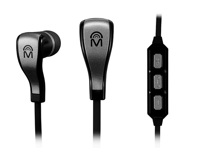 Mental Beats Flex Wireless BluetoothÂ® Earbuds with In Line Control Black