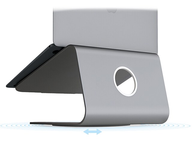Rain Design mStand360 Universal Laptop Stand with Swivel Base Space Grey