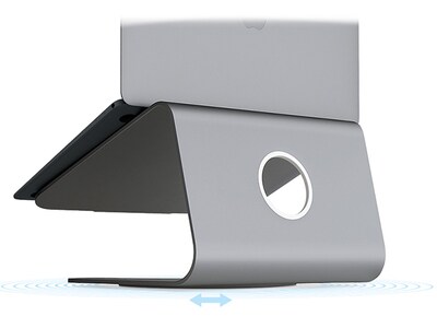 Rain Design mStand360 Universal Laptop Stand with Swivel Base - Space Grey
