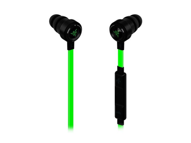 Razer Hammerhead Pro V2 Earbuds with In Line Controls Green
