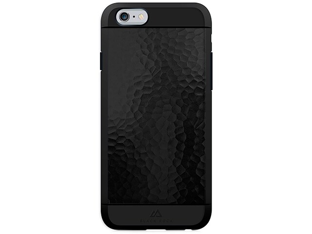 Black Rock Material Case for iPhone 6 6s Hammered Black