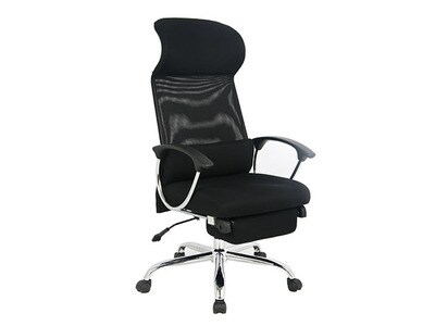 TygerClaw Ergonomic High Back Mesh Office Chair with Headrest - Black
