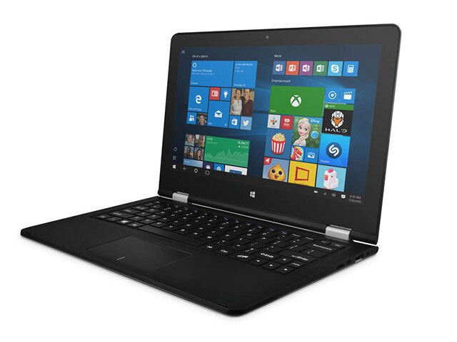 Ematic EWT116BL 11.6â€� Laptop with Intel Atom Quad Core Processor 32GB SSD 2GB RAM Windows 10 Black